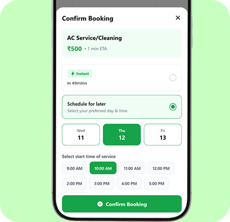 Workra app STEP 3 - book home services in Patna